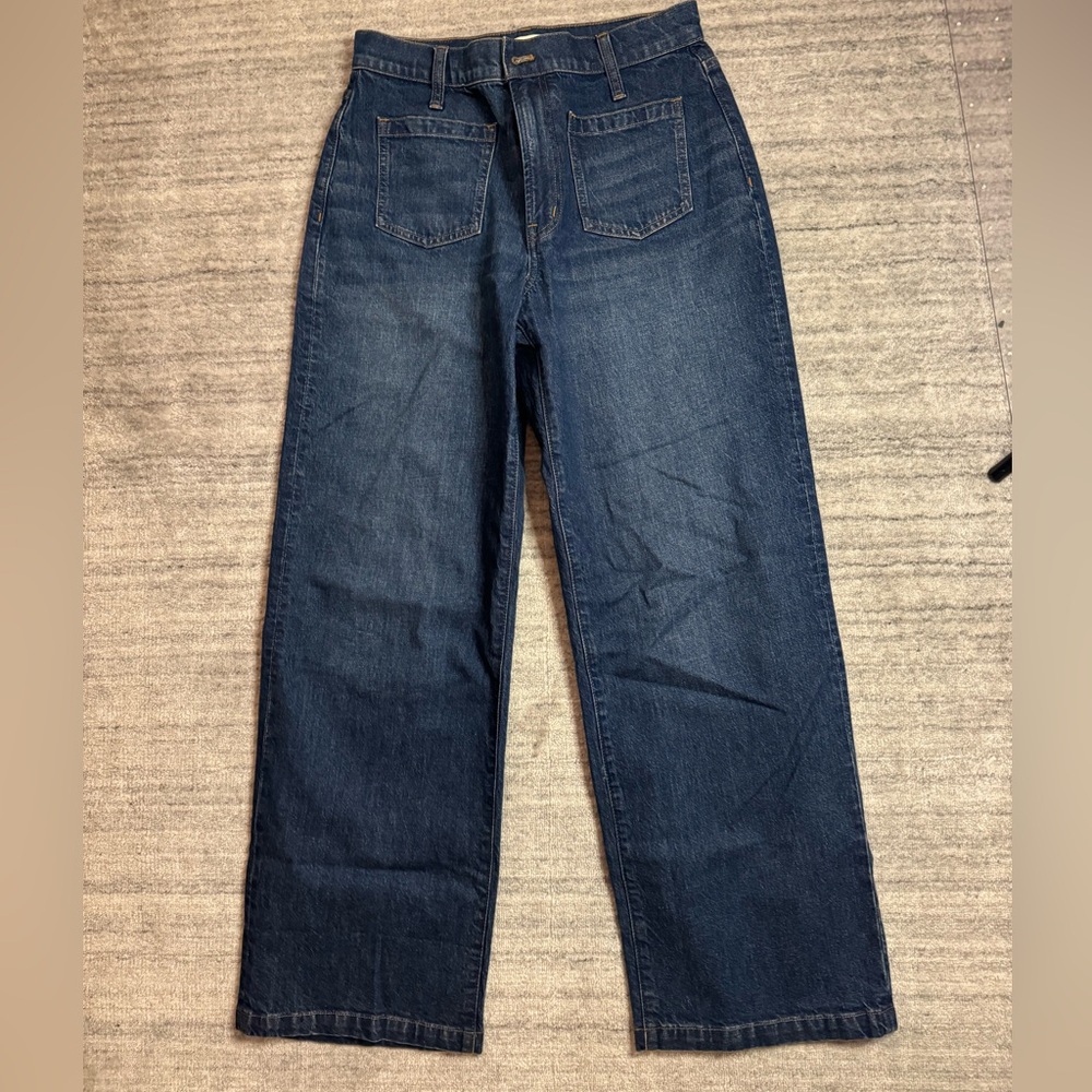 Madewell Perfect Vintage Wide-Leg Jeans Women’s Size 29 Dark Wash